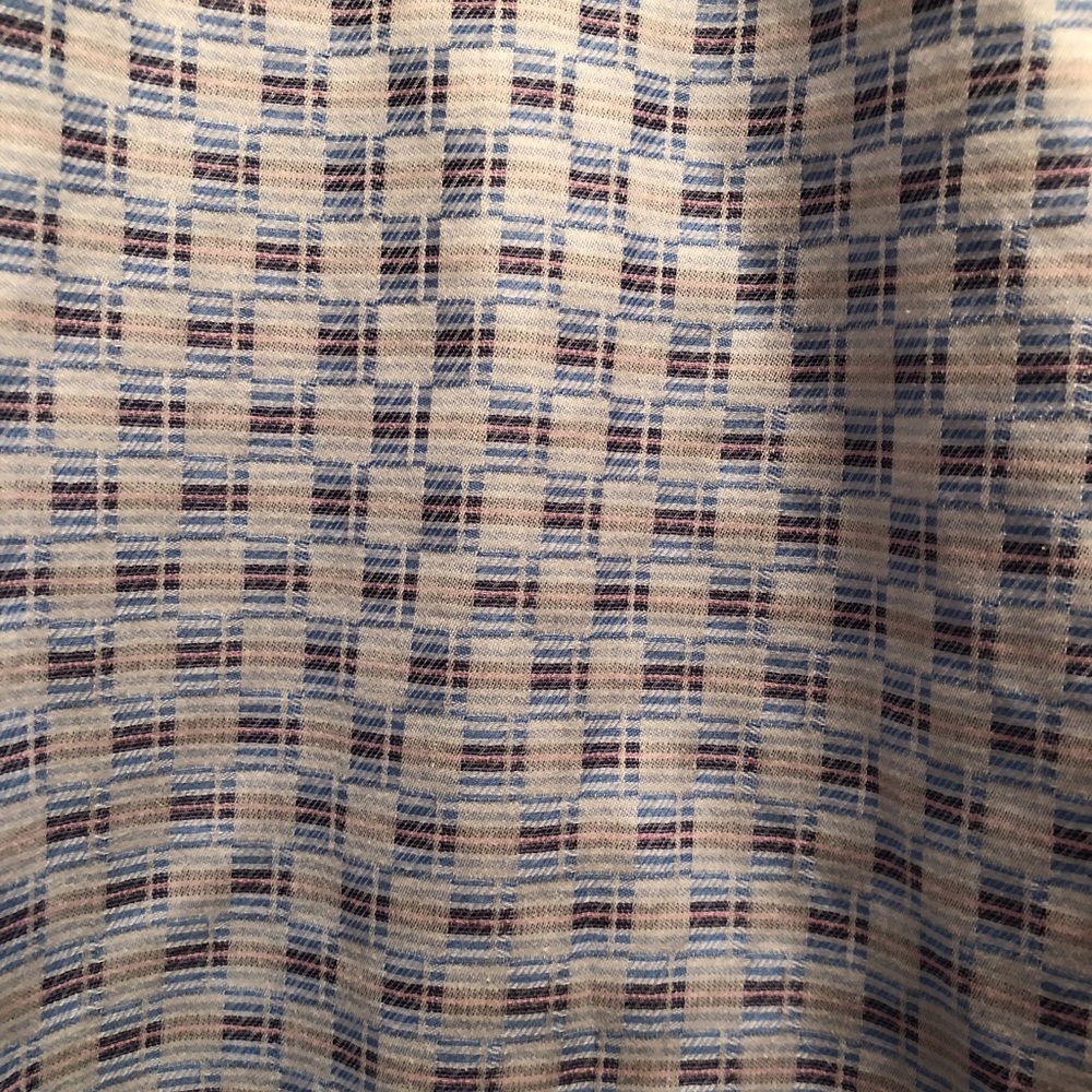 Bugatchi Button Down Blue And Red Plaid Shirt, Si… - image 6